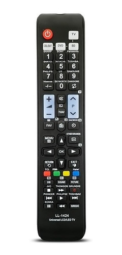 Control Remoto Universal Led Lcd Tv Con Chip Fullenergy