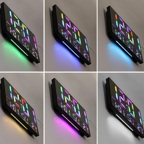 Reloj De Escritorio Digital, Reloj De Pared Concha Negra