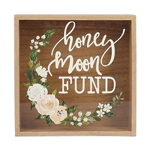 Honey Moon Fund And Card Caja De Madera Rústica Diseñ...