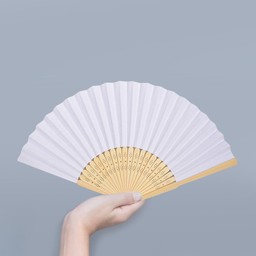 4 Abanico Plegable De Papel Abanico De Papel De Mano Hecho A