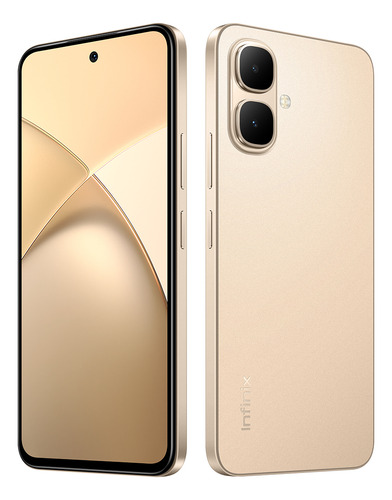 Celular Infinix Smart 10 Dual Sim Infinix Ai 128 GB ROM 4 GB RAM Dorado Doble Altavoz Ip64 Pantalla De 120 Hz