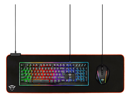 Mouse Pad Rgb Xxl Trust Gxt 764 Glide 93x30cm Designed For G