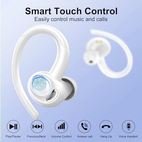 Auriculares Auriculares Inalámbricos Deportivos, Bluetooth 5
