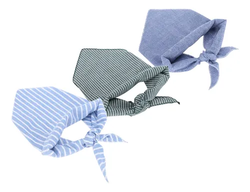 Pet Neckerchief 3pcs Dog Handkerchief Printing Dog Scarf