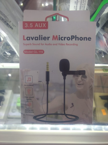 Imagen 6 de 6 de Microfono Lavalier Celular Tablet Pc Omnidireccional Condens