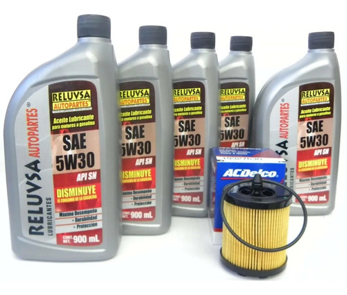 Kit De Lubricacion Equinox 2.4l 10/17 5w30