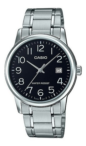 Reloj Casio Mtp-v002d Hombre Acero Calendario  Original