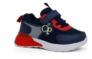 Zapatilla Casual De Niño Ane-g22 Navy Red