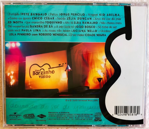 Cd Um Barzinho Um Violão - O Melhor De Versão Do Álbum Aa15000