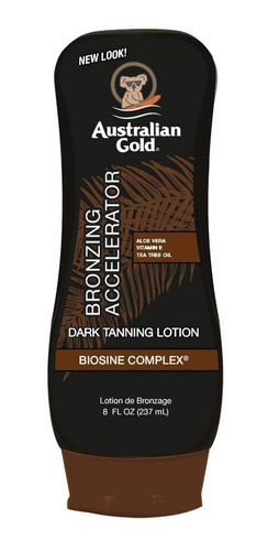 Bronceador De Australian Gold Acelerador Dark Tanning 8oz Us