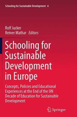 Libro Schooling For Sustainable Development In Europe : C...