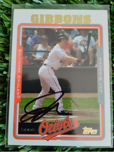 2004 Topps Jay Gibbons #103 Autografiada 