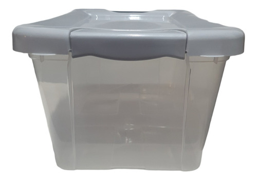 Caja Organizadora De Plástico Con Tapa 15 Litros
