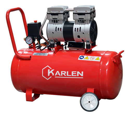 Compresora Libre De Aceite50lt 1hp 750w 110v/60 280x500 Ecom