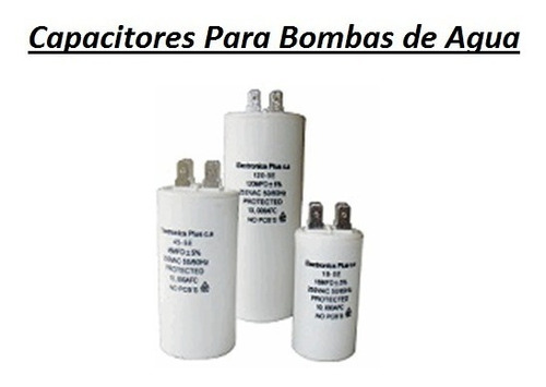 Capacitor Condensador Bomba De Agua 65 Mf 250 Vac