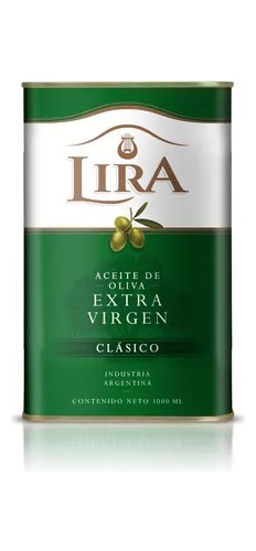 Aceite De Oliva Virgen Extra Clásico Lira En Lata1 L 