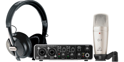 Sistema Completo De Grabacion Behringer U-phoria Studio Pro