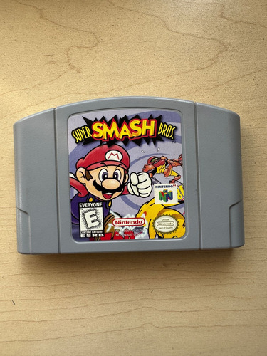 Super Smash Bros Nintendo 64 Caja Juego Y Manual Con Acrilic (Usado)