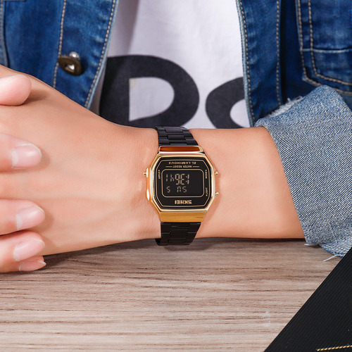 Reloj Digital Led Vintage Skmei 1647 Para Hombre