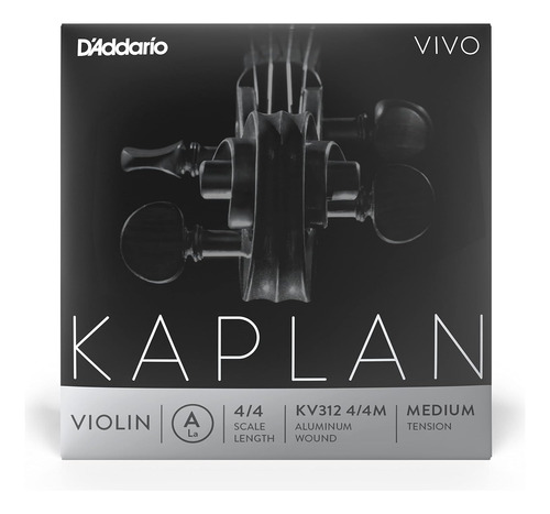 Cuerda De Violín Kaplan Vivo Individual Kv312 4/4m Cue...