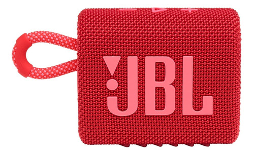 Parlante Portatil Jbl Go3 Protección Agua Polvo Btooth Rojo