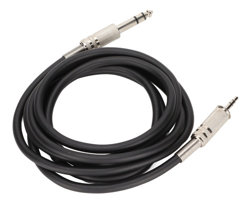 Imagen 3 de 10 de Cable De 6,35 Mm Macho A 3,5 Mm Jack Auxiliar Estéreo Profes