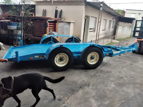 Trailer Usado Minicargador Autoelevador 4 Ton. Frenos Patent