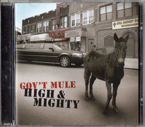 Gov't Mule High & Mighty  Cd 12 Tracks Usa 2006 