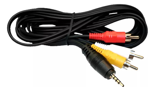 Cabo Audio Video P2 P3 3 Rca Para Celular Dvd