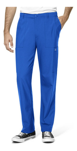 Pantalón Clínico Hombre Tens Azul Rey 5355a Wonderwink 123