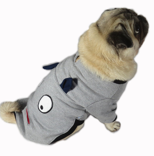 Imagem 5 de 8 de Roupa De Cachorro/ Gato Inverno Frio Moletom Monstrinho