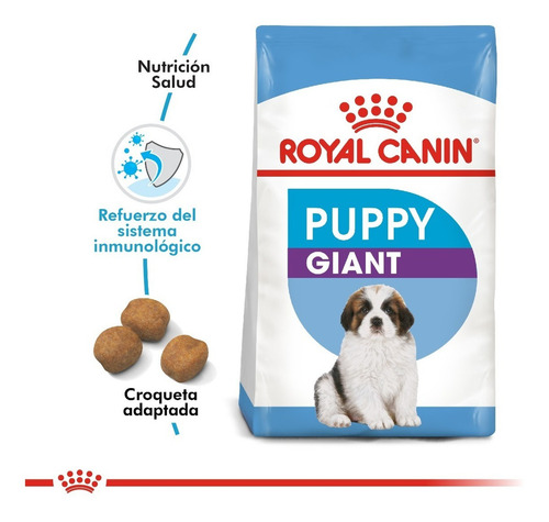 Imagen 2 de 3 de Mars Petcare Royal Canin Size Health Nutrition Giant Puppy Perro Cachorro - Gigante - Mix - 15 kg - Bolsa - Seca