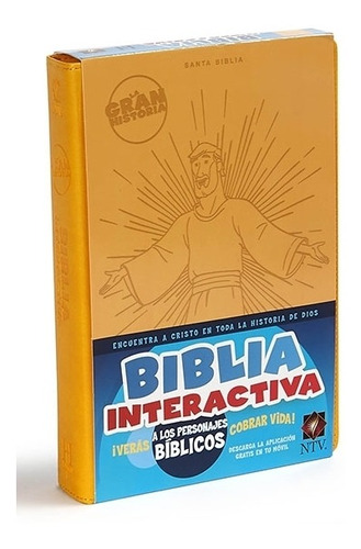 Biblia Interactiva Ntv La Gran Historia Semil Piel Amarillo®