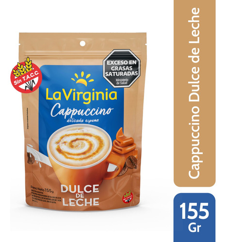 La Virginia Cappuccino Dulce De Leche Doypack X 155 Gr
