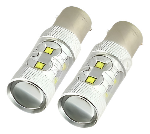 2pcs Puro Blanco 1156 Ba15s 60w Xbd Cree Led Bombillas Super