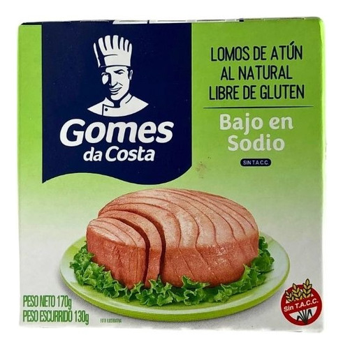 Atun Lomitos Al Natural Gomez Da Costa 170 G