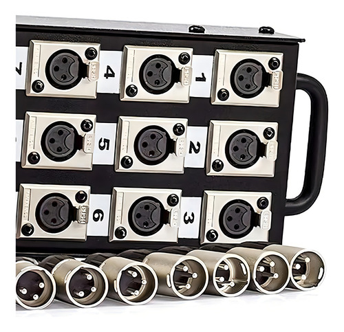 Medusa 8 Vias Com Conectores E Multicabos, Amphenol 20m