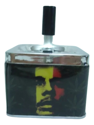 Cinzeiro Bob Marley Decoração Metal Cigarro Jamaica