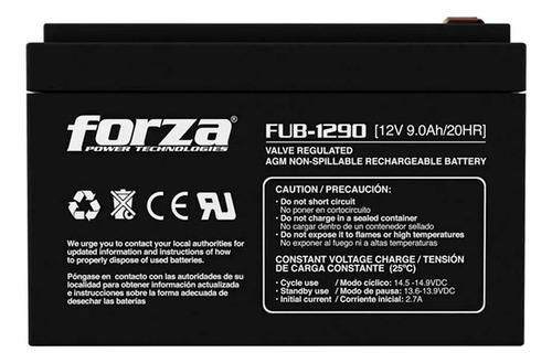 Bateria Forza Para  Ups Fub 1290 