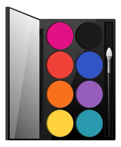 Imagen 4 de 10 de Set X4 Paletas De Rostro Profesionales Xulu Cosmeticos