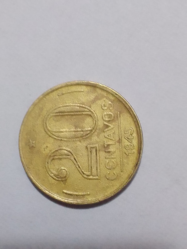 Raridade Moeda Anomala 20 Centavos Getúlio Vargas 1945 (Usado)