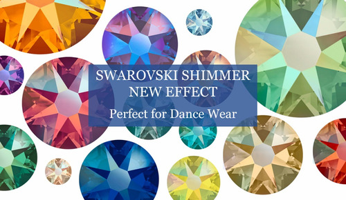 100 Cristales Swarovski Shimmer, Pegamento Y Colocacristales