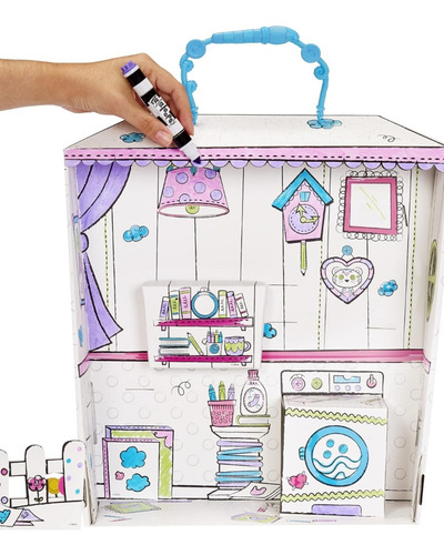 Muñeca Lalaloopsy Y Mascota Para Colorear Y Lavable.