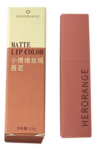 Brillo De Labios C Lip Mud Velvet Matte De Larga Duración, M