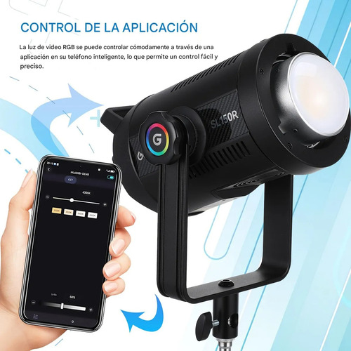 Luz De Vídeo Led Rgb Godox Sl150r Sl Rgb Cob10000k