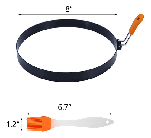 Anillo Cristalino Para Tortillas De Acero Inoxidable De 8 Pu