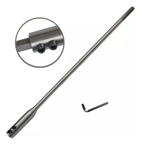 Suporte Alongador Para Ponteiras Bits 1/4 = 6,35mm X 300mm