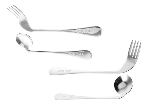 Cucharas Para Mezclar, Cuchara Y Tenedor Portátil