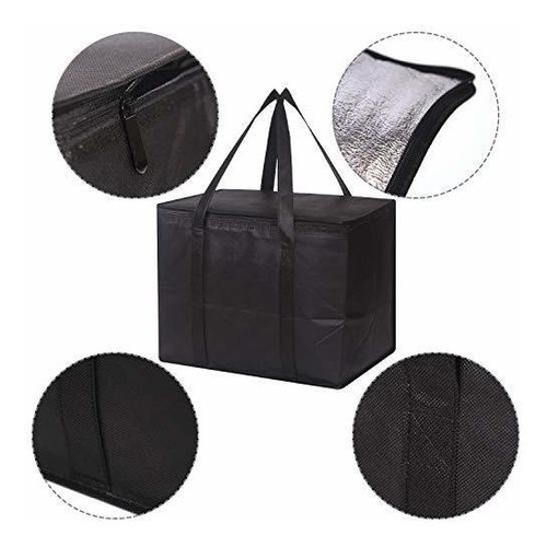 Bolsas Grandes Reutilizables Con Cierre Plegables 8 Piezas