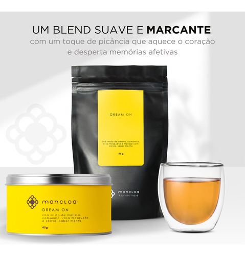 Chá Moncloa Dream On Lata 45g